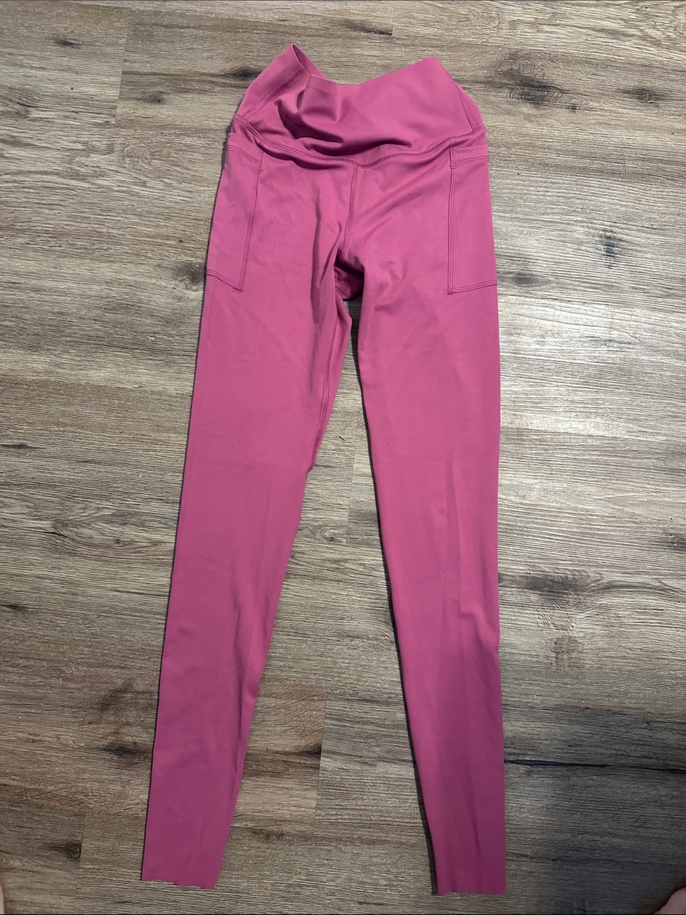 PINK Victoria's Secret Rose Pink High-Waist Leggings with Side Pockets